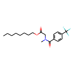 Sarcosine, N-(4-trifluoromethylbenzoyl)-, octyl ester
