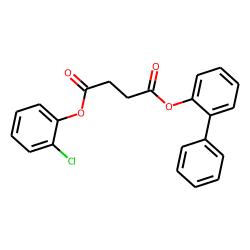 Succinic acid, 2-chlorophenyl 2-biphenyl ester