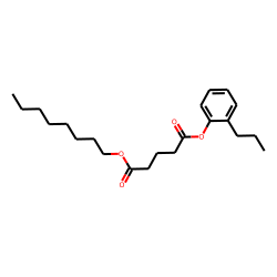 Glutaric acid, octyl 2-propylphenyl ester