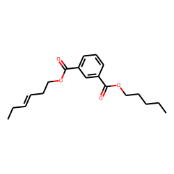 Isophthalic acid, pentyl trans-hex-3-enyl ester
