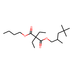 Diethylmalonic acid, butyl 2,4,4-trimethylpentyl ester