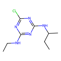 1,3,5-Triazine-2,4-diamine, 6-chloro-N-(1-methylpropyl)-N'-ethyl-