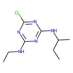 1,3,5-Triazine-2,4-diamine, 6-chloro-N-ethyl-N'-(1-methylpropyl)-