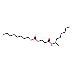 Glutaric acid, monoamide, N-(2-octyl)-, octyl ester