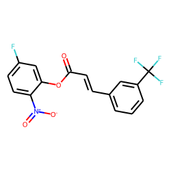 3-Trifluoromethylcinnamic acid, 5-fluoro-2-nitrophenyl ester