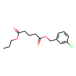 Glutaric acid, 3-chlorobenzyl propyl ester