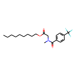 Sarcosine, N-(4-trifluoromethylbenzoyl)-, nonyl ester