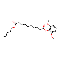 Sebacic acid, 2,6-dimethoxyphenyl pentyl ester