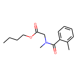 Sarcosine, N-(2-methylbenzoyl)-, butyl ester