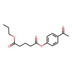 Glutaric acid, 4-acetylphenyl propyl ester