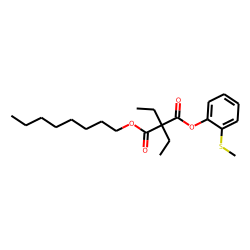 Diethylmalonic acid, 2-methylthiophenyl octyl ester