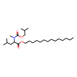 l-Leucine, N-isobutoxycarbonyl-N-methyl-, tetradecyl ester
