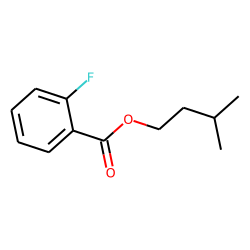 2-Fluorobenzoic acid, 3-methylbutyl ester
