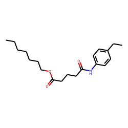 Glutaric acid, monoamide, N-(4-ethylphenyl)-, heptyl ester