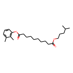 Sebacic acid, 2,3-dimethylphenyl isohexyl ester