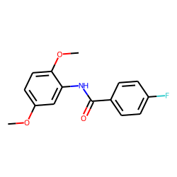 Benzamide, N-(2,5-dimethoxyphenyl)-4-fluoro-