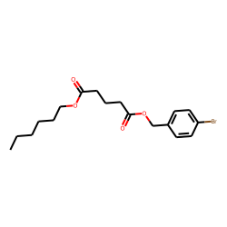 Glutaric acid, 4-bromobenzyl hexyl ester