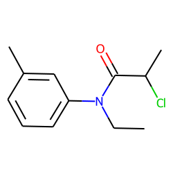 Propanamide, N-ethyl-N-(3-methylphenyl)-2-chloro-