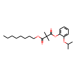 Dimethylmalonic acid, 2-isopropoxyphenyl octyl ester