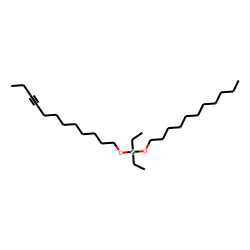 Silane, diethyl(dodec-9-ynyloxy)undecyloxy-