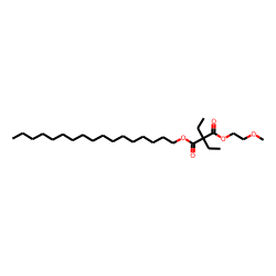 Diethylmalonic acid, heptadecyl 2-methoxyethyl ester
