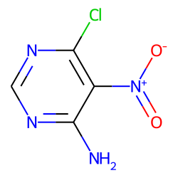 Pyrimidine, 4-amino-6-chloro-5-nitro-