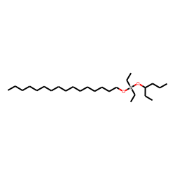 Silane, diethylhexadecyloxy(3-hexyloxy)-