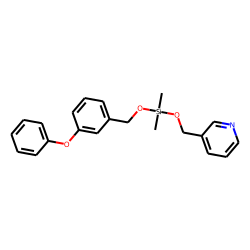 3-Phenoxybenzyl alcohol, picolinyloxydimethylsilyl ether