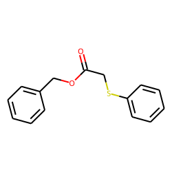 (Phenylthio)acetic acid, phenylmethyl ester