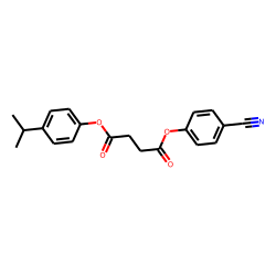 Succinic acid, 4-cyanophenyl 4-isopropylphenyl ester