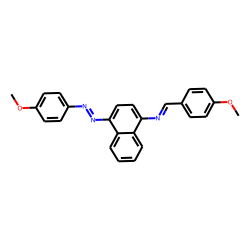 1-Naphthylamine, n-(p-methoxybenzylidene)-4-(p-methoxyphenylazo)-