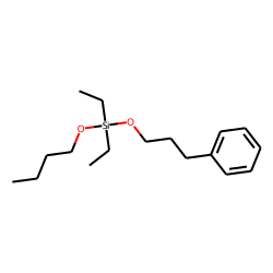 Silane, diethylbutoxy(3-phenylpropoxy)-