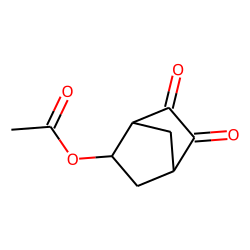 Bicyclo-2.2.1-heptane-2,3-dione,6-(acetyloxy)