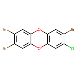 2,3,7-tribromo,8-chloro-dibenzo-dioxin