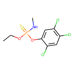 O-ethyl o-(2,4,5-trichlorophenyl) methylamidothiophosphate