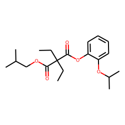 Diethylmalonic acid, isobutyl 2-isopropoxyphenyl ester