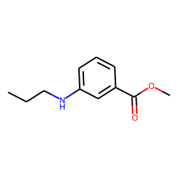 Benzoic acid, 3-(propylamino)-, methyl ester