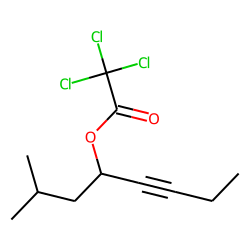 Trichloroacetic acid, 2-methyloct-5-yn-4-yl ester