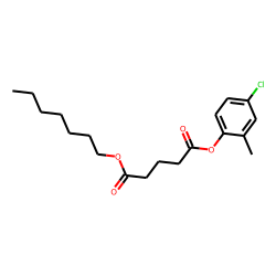 Glutaric acid, heptyl 2-methyl-4-chlorophenyl ester