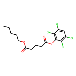 Glutaric acid, pentyl 2,3,5,6-tetrachlorophenyl ester
