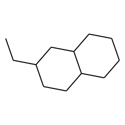 cis,cis-Bicyclo[4.4.0]decane, 3-ethyl