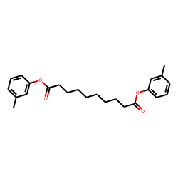 Sebacic acid, di(3-methylphenyl) ester
