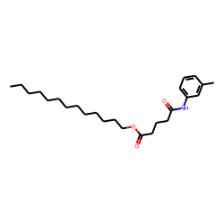 Glutaric acid, monoamide, N-(3-methylphenyl)-, tridecyl ester
