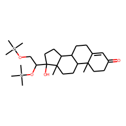 17«alpha»,20«beta»,21-Trihydroxypregn-4-en-3-one, bis-TMS