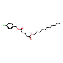 Glutaric acid, 4-chlorobenzyl undecyl ester