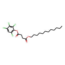 Succinic acid, dodecyl 2,3,4,6-tetrachlorophenyl ester
