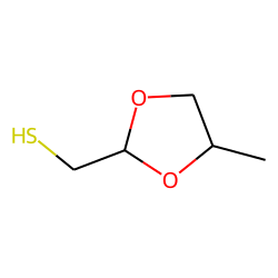 trans-2-(mercaptomethyl)-4-methyl-1,3-dioxolane