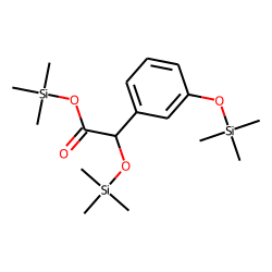 m-Hydroxymandelic acid, tris(trimethylsilyl)-
