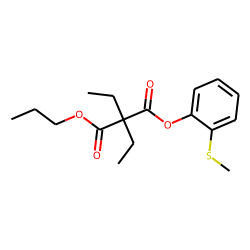 Diethylmalonic acid, 2-methylthiophenyl propyl ester