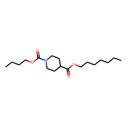 Isonipecotic acid, n-butoxycarbonyl-, heptyl ester